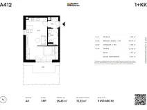 Prodej bytu 1+kk, Hořovice, K Bažantnici, 47 m2