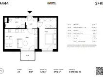 Prodej bytu 2+kk, Hořovice, K Bažantnici, 53 m2