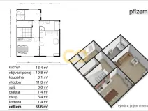 Prodej rodinného domu, Praha - Modřany, K Lahovičkám, 150 m2