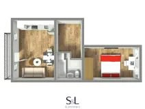 Pronájem bytu 2+kk, Česká Lípa, Mariánská, 50 m2