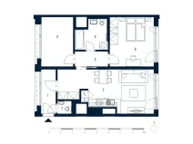 Pronájem bytu 3+kk, Praha - Karlín, Pernerova, 70 m2