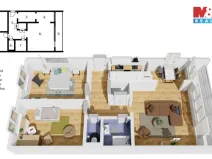 Prodej bytu 3+1, Praha - Bohnice, Katovická, 65 m2