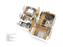 Prodej bytu 4+kk, Praha - Hodkovičky, Stavbařů, 85 m2