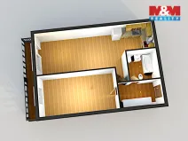 Pronájem bytu 2+kk, Praha - Letňany, Miroslava Hajna, 63 m2