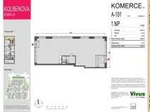 Prodej obchodního prostoru, Praha - Vysočany, Smržových, 130 m2