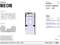 Prodej bytu 1+kk, Brno, Plynárenská, 22 m2