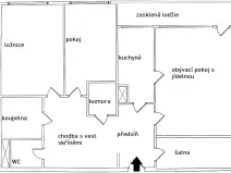 Prodej bytu 3+1, Praha, Hněvkovského, 78 m2