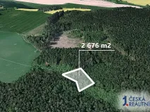 Prodej podílu lesa, Chýstovice, 669 m2