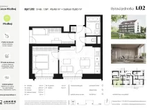 Prodej bytu 3+kk, Předboj, Ke Tvrzi, 49 m2