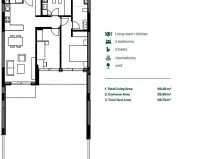 Prodej bytu 2+1, Palasë, Albánie, 99 m2