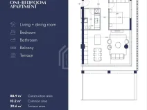 Prodej bytu 1+kk, Vlora, Albánie, 99 m2