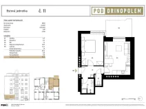 Prodej bytu 2+kk, Praha - Břevnov, Pod Drinopolem, 44 m2