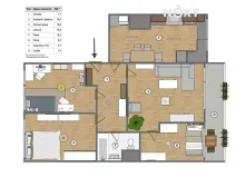 Pronájem bytu 4+1, Podbořany, Kpt. Nálepky, 85 m2