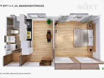 Prodej bytu 1+1, Šumperk, Banskobystrická, 38 m2