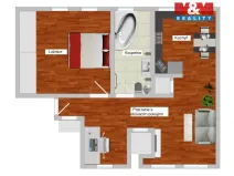 Pronájem bytu 2+kk, Brandýs nad Labem-Stará Boleslav - Brandýs nad Labem, Michalovická, 73 m2