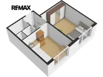 Pronájem bytu 1+1, Plzeň, Brněnská, 35 m2