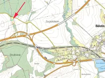 Prodej louky, Bělotín, 1496 m2