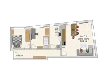 Pronájem bytu 3+kk, Milevsko, 5. května, 63 m2