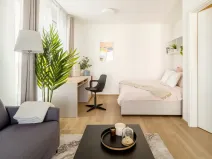 Pronájem bytu 1+kk, Plzeň - Skvrňany, Františka Kováříka, 39 m2