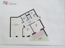 Pronájem kanceláře, Praha - Žižkov, Olgy Havlové, 71 m2