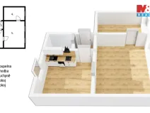 Pronájem bytu 2+1, Úpice, Spojenců, 50 m2