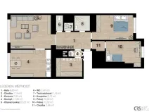 Prodej bytu 3+1, Praha - Vinohrady, Hradecká, 95 m2