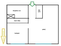 Pronájem bytu 1+1, Ostrava, Písečná, 34 m2