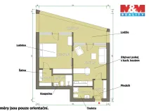 Pronájem bytu 2+kk, Železná Ruda - Alžbětín, 53 m2