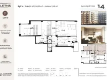 Prodej bytu 3+kk, Praha - Holešovice, Kostelní, 89 m2