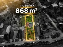 Prodej pozemku pro bydlení, Rajhrad, Bezručova, 868 m2