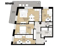 Pronájem bytu 4+kk, Brandýs nad Labem-Stará Boleslav, Josefa Truhláře, 83 m2