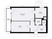 Prodej bytu 2+1, Praha - Žižkov, Habrová, 46 m2