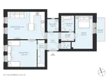 Prodej bytu 3+kk, Hradec Králové, Šafaříkova, 84 m2