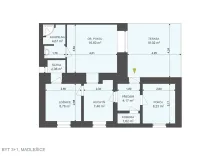 Pronájem bytu 3+1, Chrudim, 54 m2