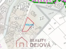 Prodej pozemku pro bydlení, Víska, 954 m2