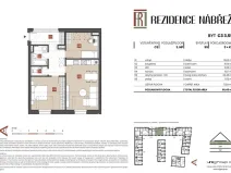 Prodej bytu 3+kk, Brandýs nad Labem-Stará Boleslav - Stará Boleslav, Nábřeží, 72 m2
