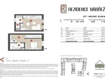 Prodej bytu 2+kk, Brandýs nad Labem-Stará Boleslav - Stará Boleslav, Nábřeží, 55 m2