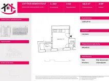 Prodej bytu 1+kk, Praha - Nové Město, Kateřinská, 18 m2