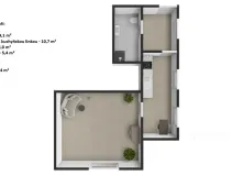 Pronájem kanceláře, Praha - Šeberov, Na proutcích, 33 m2