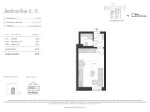 Prodej bytu 1+kk, Praha - Košíře, Musílkova, 23 m2
