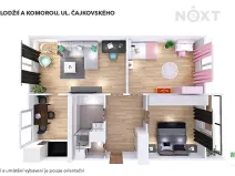 Pronájem bytu 3+1, Šumperk, Čajkovského, 77 m2