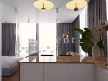 Prodej bytu 1+kk, Taqah, Omán, 46 m2