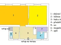 Prodej rodinného domu, Nový Knín, Na Vyšehradě, 71 m2