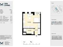 Prodej bytu 1+kk, Praha - Libeň, Zenklova, 35 m2