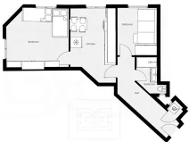 Pronájem bytu 2+1, Praha - Vršovice, Žitomírská, 55 m2