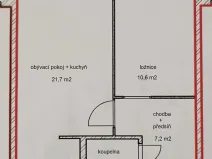 Prodej bytu 2+kk, Praha - Motol, Ježovská, 43 m2