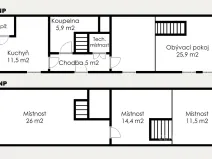 Prodej chalupy, Vitice, 120 m2