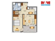 Prodej bytu 2+1, Praha, Svitákova, 60 m2