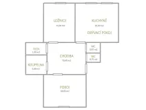 Pronájem bytu 3+kk, Praha - Nusle, Svatoslavova, 70 m2