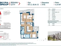 Prodej bytu 3+kk, Praha - Karlín, Sokolova, 51 m2